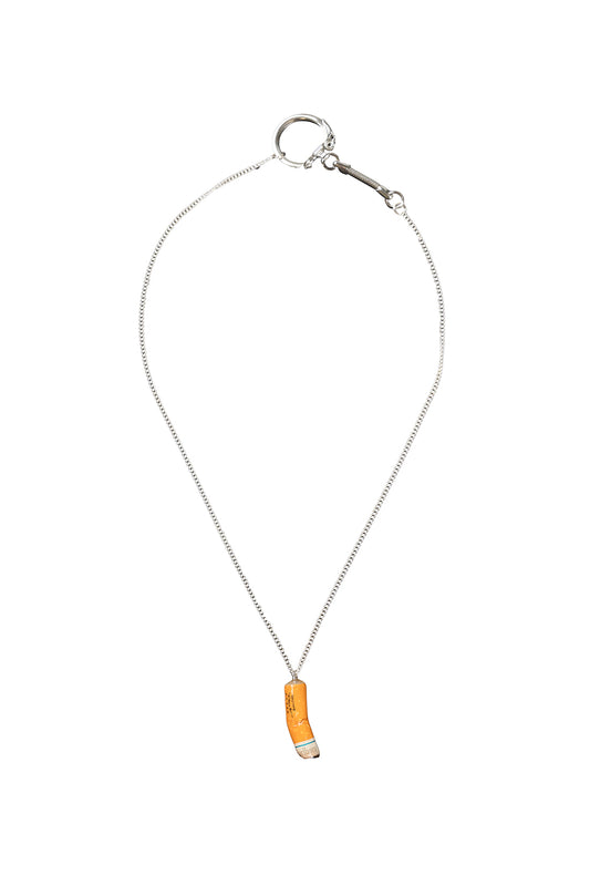 Cigarette BUTT Necklace  - Orange 21 inch