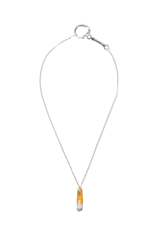 Cigarette BUTT Necklace  - Orange 25 inch