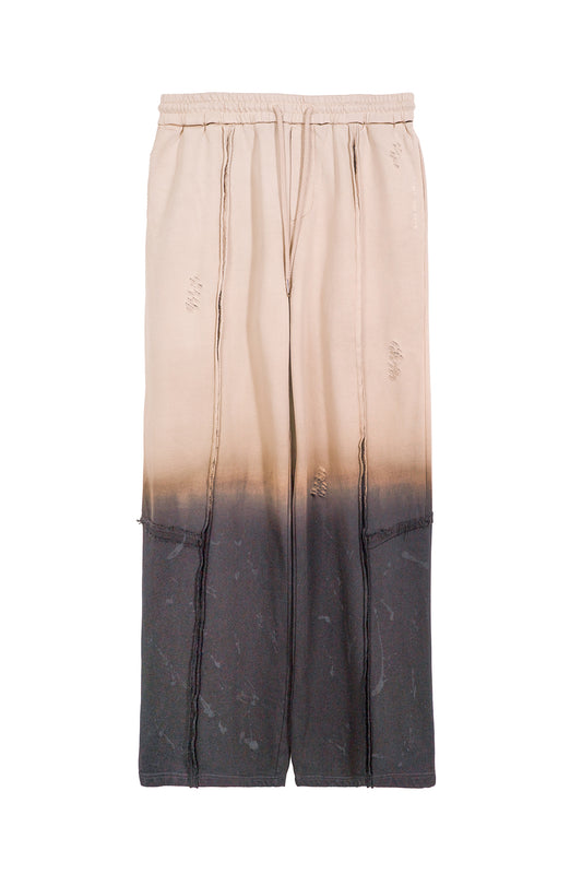 GRADIENT WASHED DECONSTRUCTION SWEATPANTS