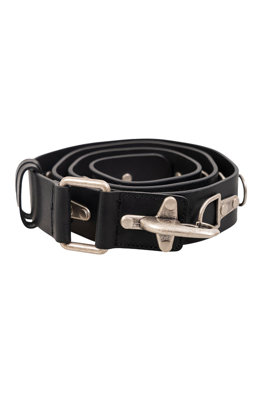 Full Metal Leather Belt