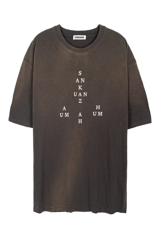 LOGO OVERSIZED BLEACHED T-SHIRT