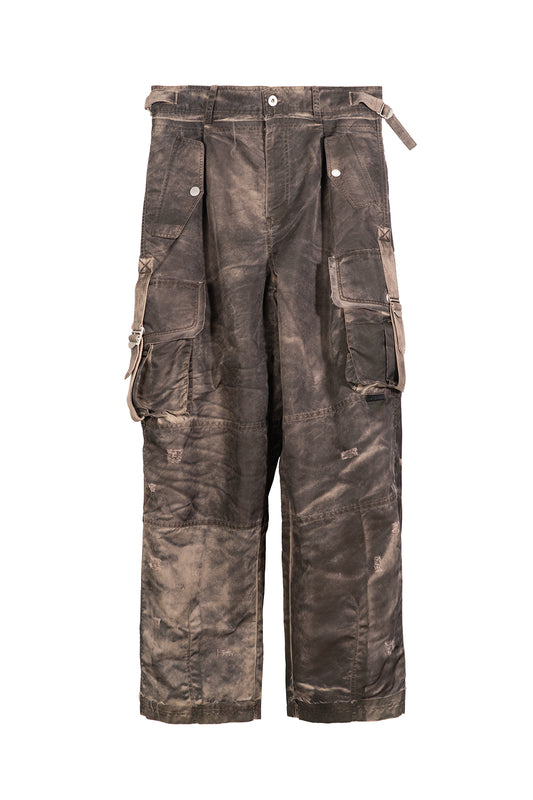 Sandwashed Nylon Cargo pants