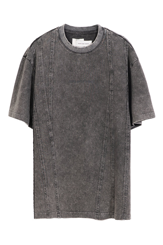 TIE-DYE PANELLED T-SHIRT