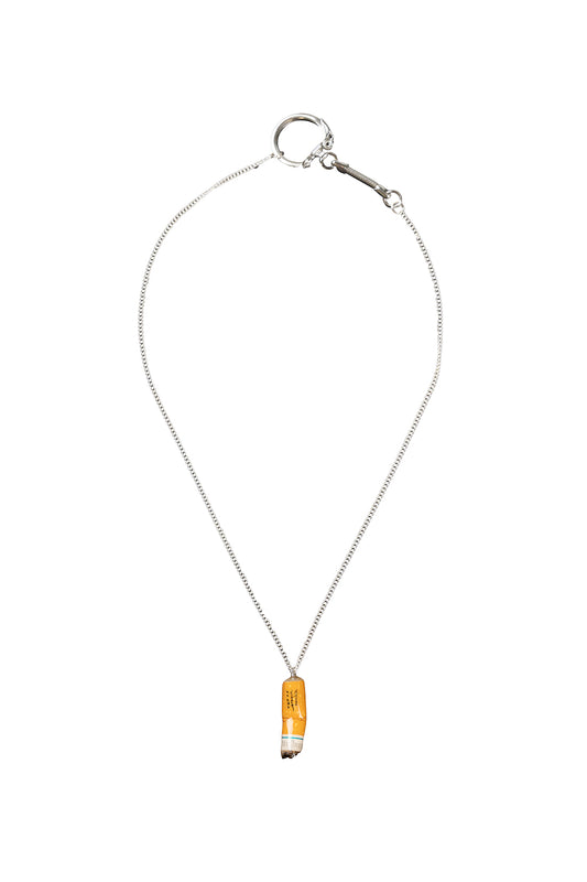 Cigarette BUTT Necklace  - Orange 21 inch