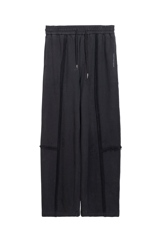 WASHED DECONSTRUCTION SWEATPANTS