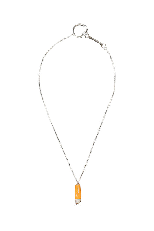 Cigarette BUTT Necklace  - Orange 25 inch