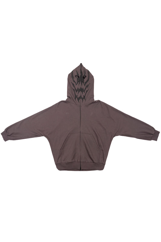 TN1 SPRAY HOODIE LIMITED (GREY PURPLE)