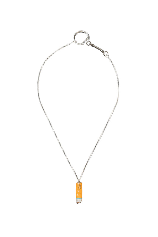 Cigarette BUTT Necklace  - Orange 21 inch