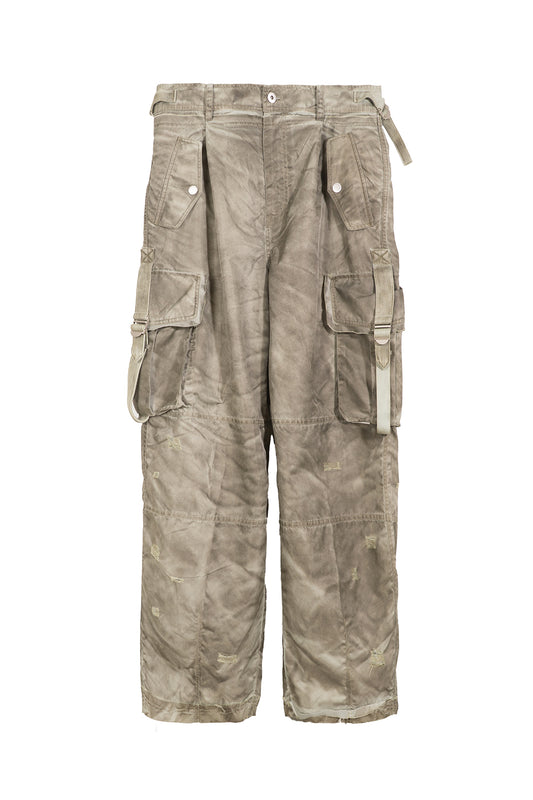 Sandwashed Nylon Cargo pants