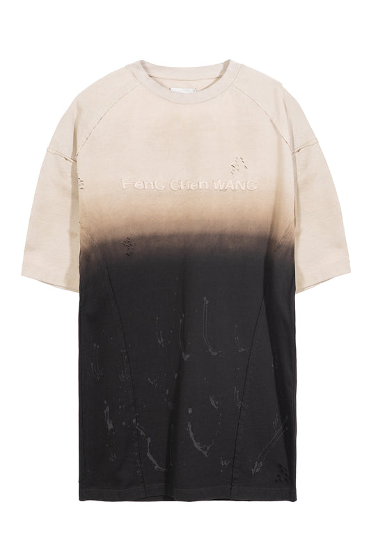 GRADIENT WASHED OVERSIZED T-SHIRT
