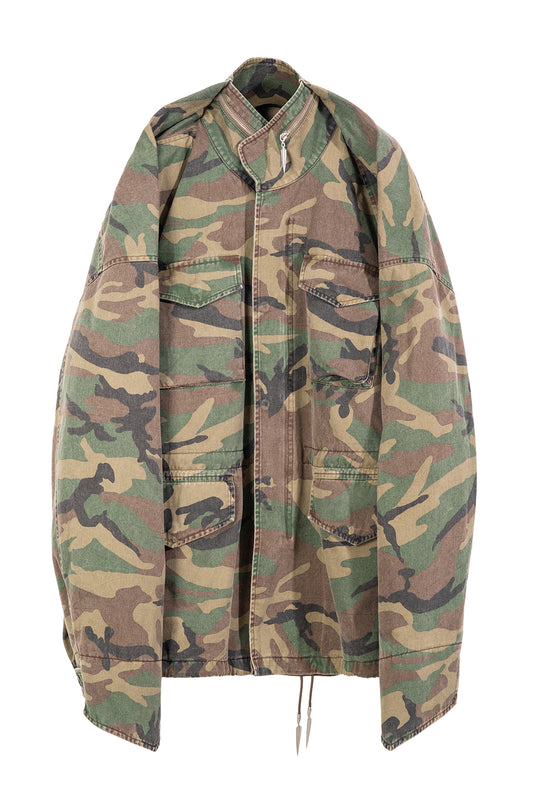 SHOULDER-DECONSTRUCTED CAMO M65 JACKET
