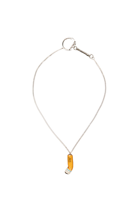 Cigarette BUTT Necklace  - Orange 19 inch