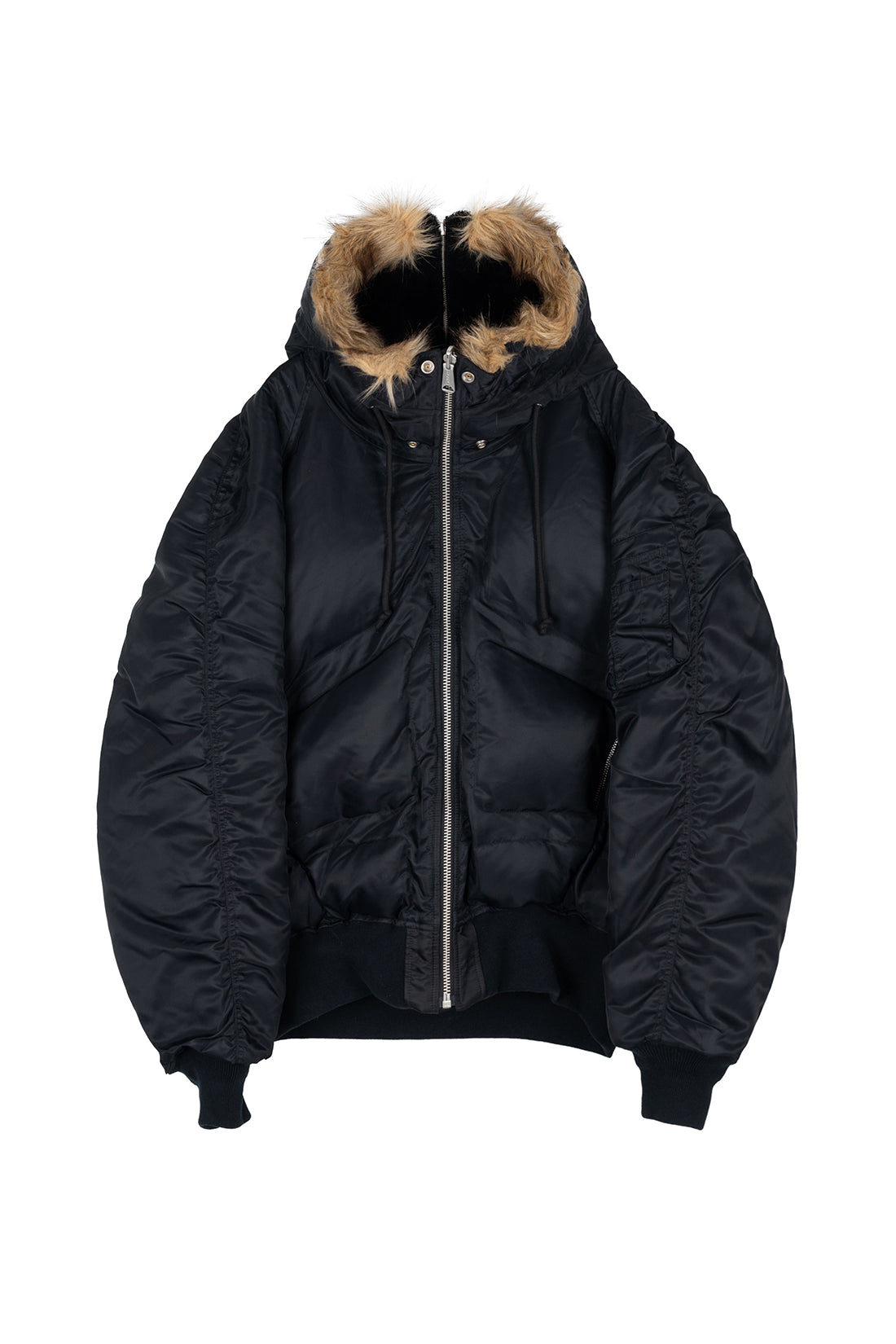 HOODED BOMBER JACKET