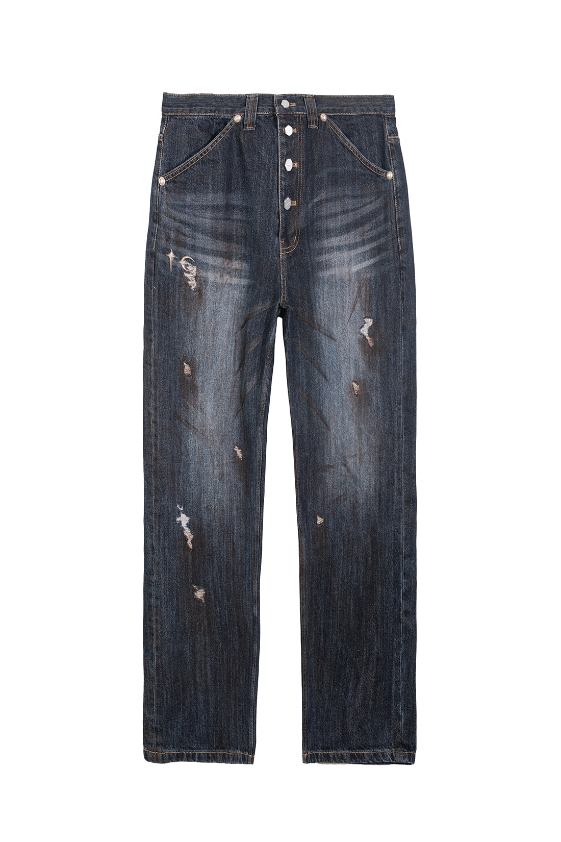 Burn Down Denim Pants
