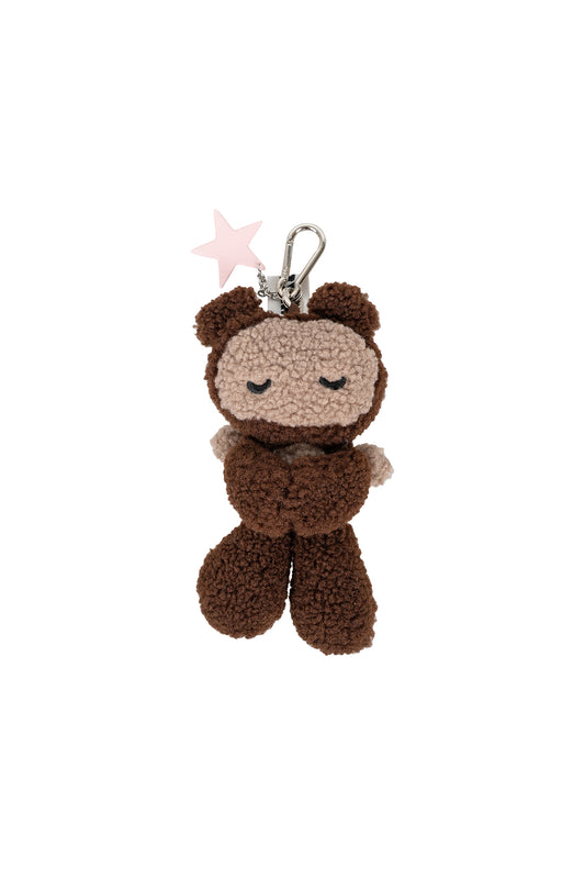 BUMPY ANGEL TEDDY PLUSH KEYCHAIN