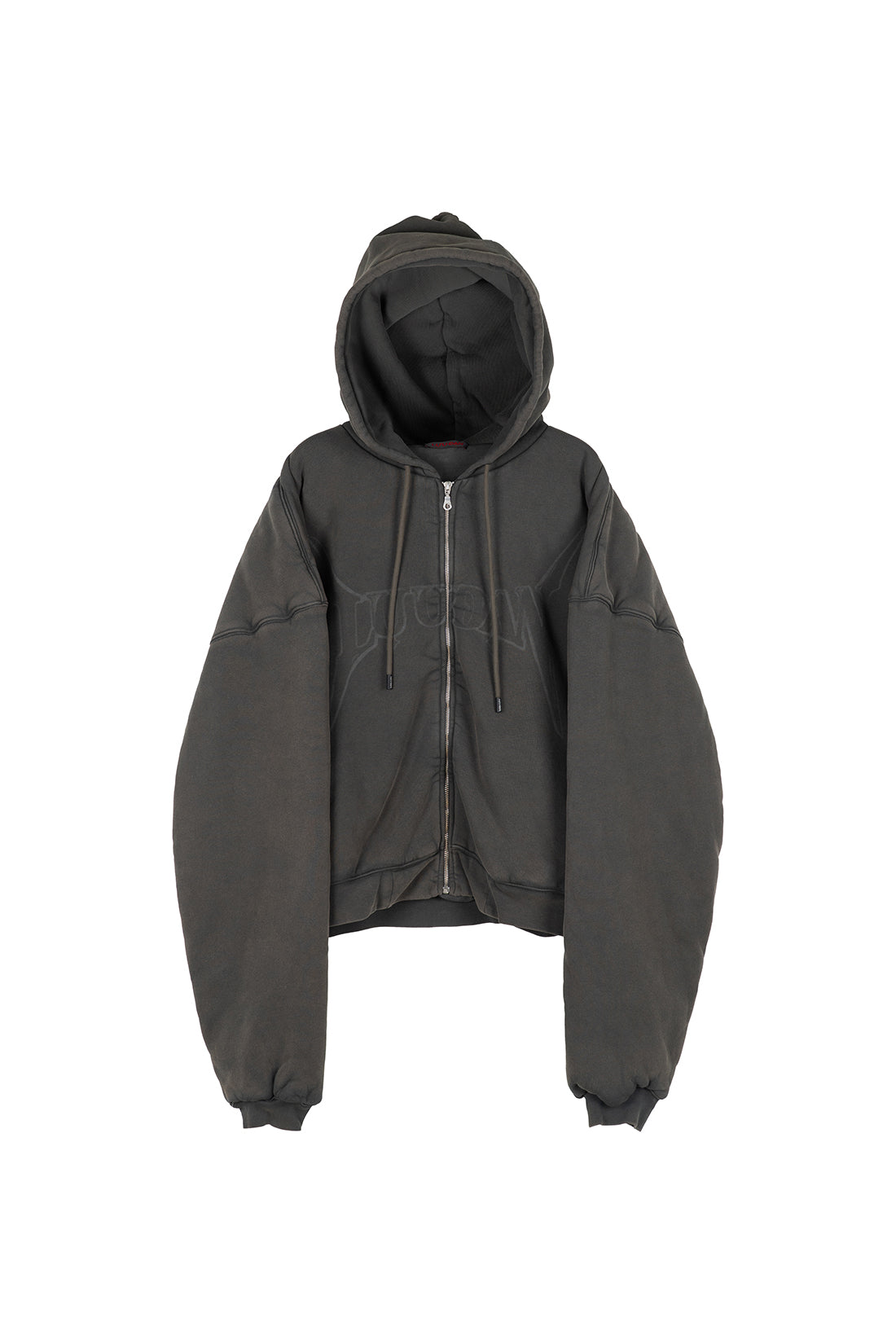 WASHED OUT ZIP UP HOODIE