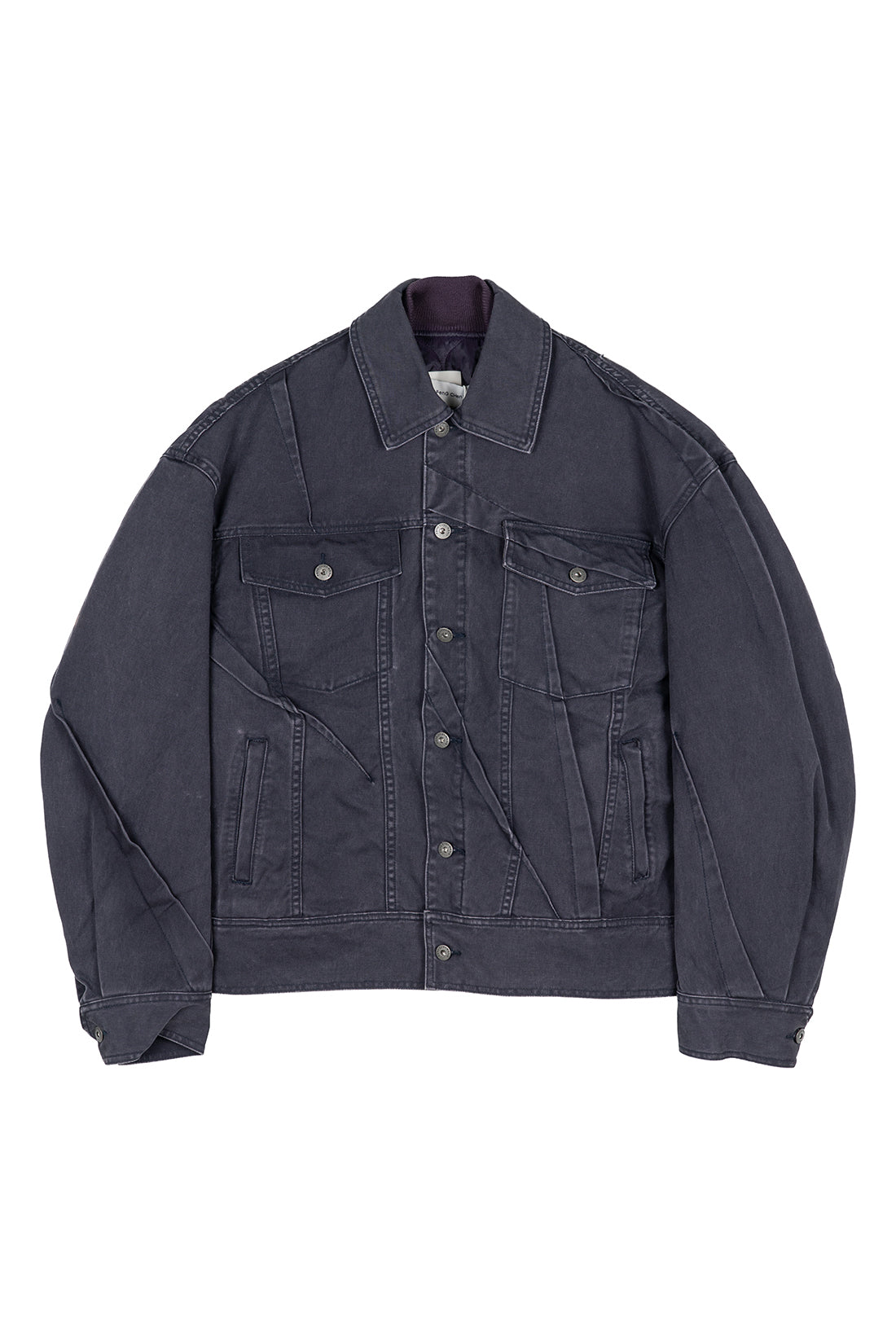 Washed Denim With Detachable Quilted Lining