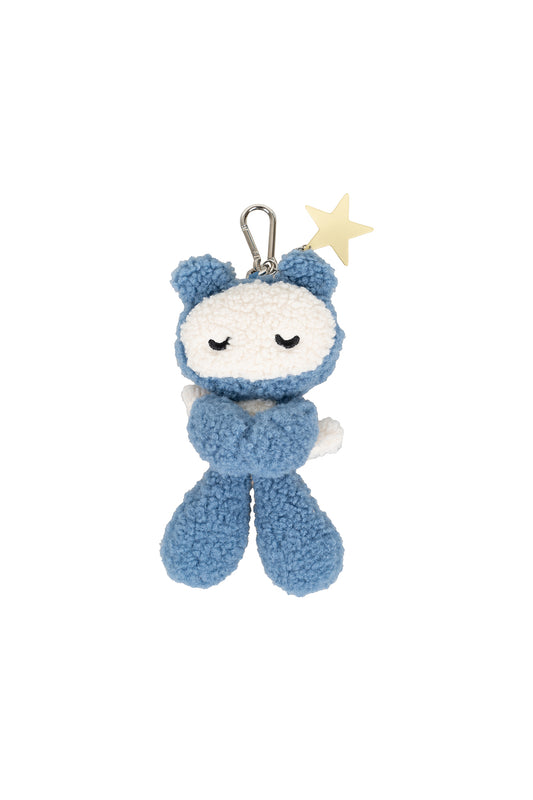 BUMPY ANGEL TEDDY PLUSH KEYCHAIN