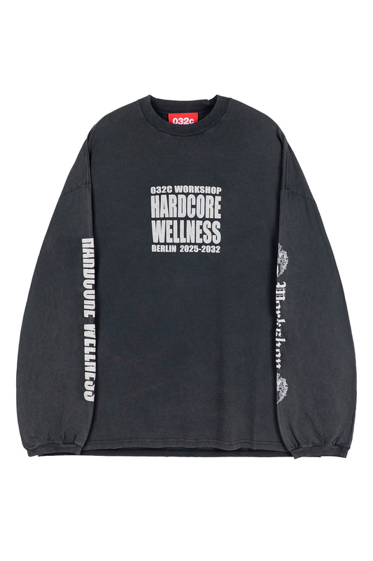 HARDCORE WELLNESS'' OVERSIZED LONGSLEEVE