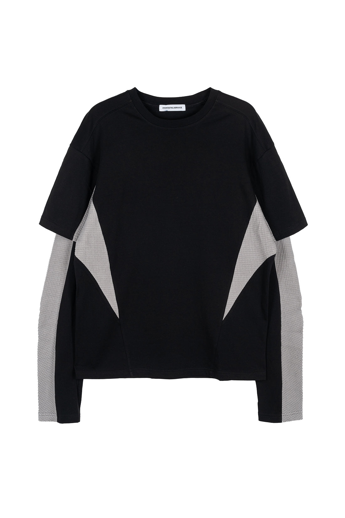Diffraction Knit Layered Longsleeve