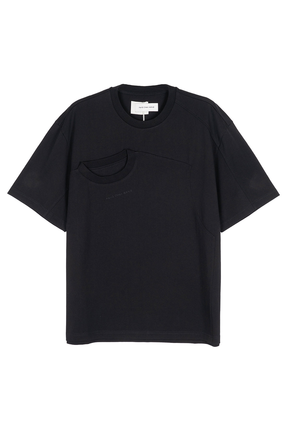Deconstructed Double Collar Tee