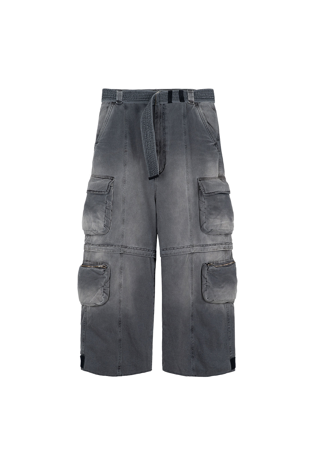WADDED CARGO JEANS