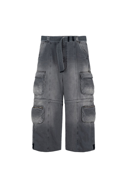 WADDED CARGO JEANS