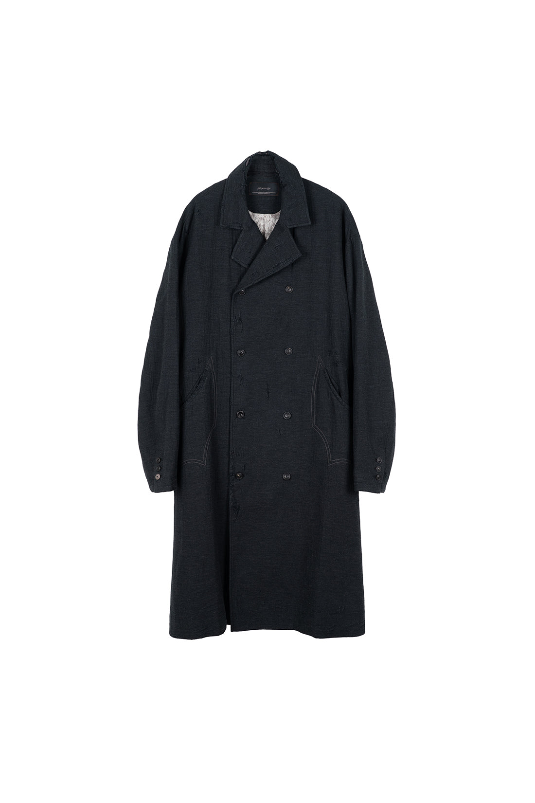 Shepherd Double Breasted Distressed Coat