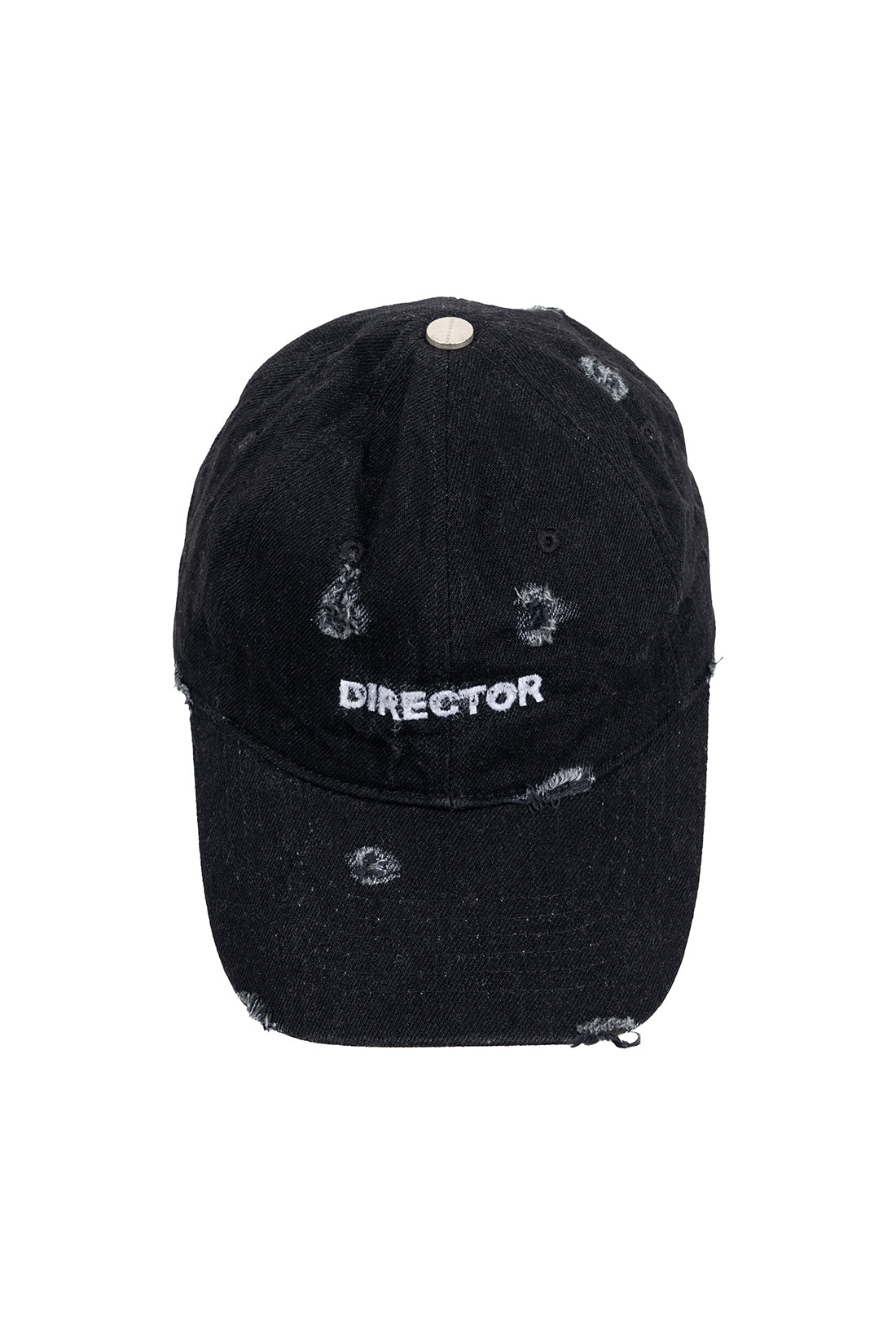 Director Damaged Denim Cap