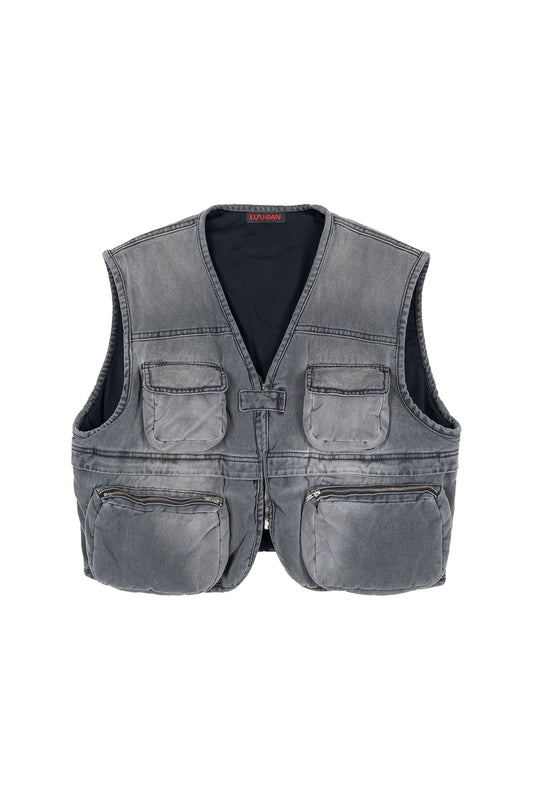 WADDED CARGO VEST