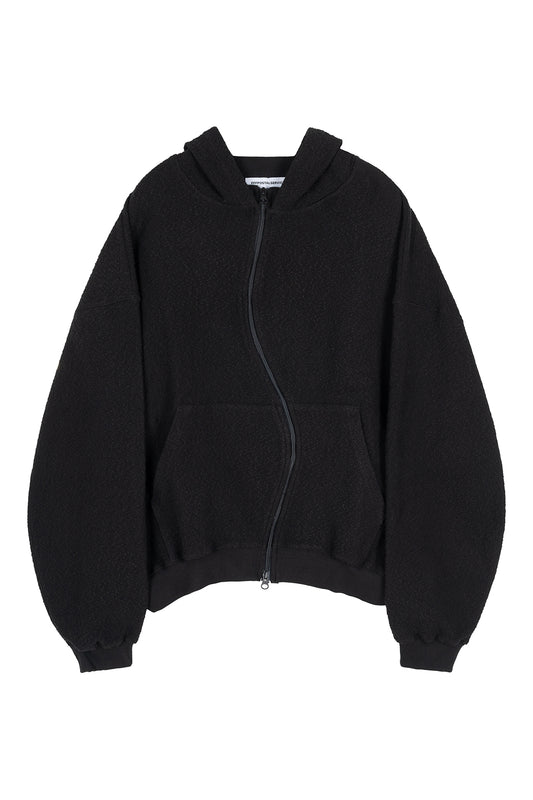 RH Curved Zip Up Hoodie