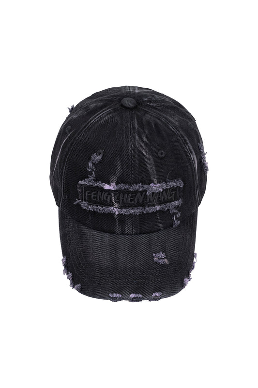 Gradient Tie Dye Denim Cap